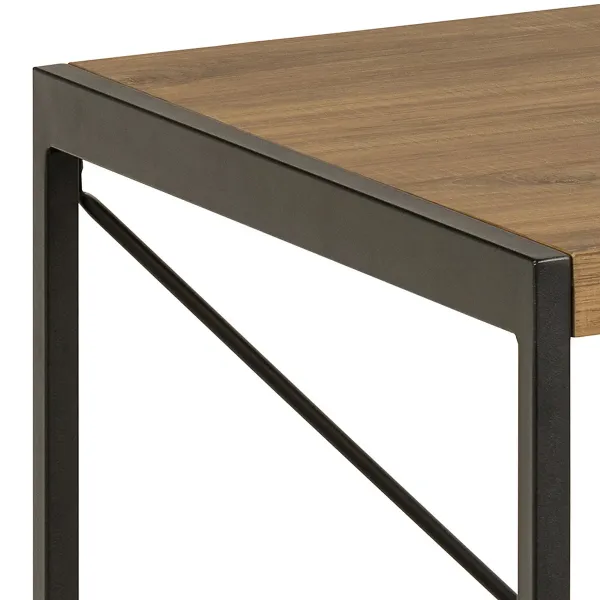 Actona Písací stôl Bahamas 120 cm dub prírodný rustikálny/čierny