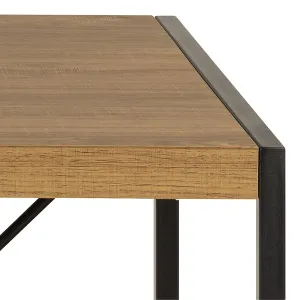 Actona Písací stôl Bahamas 120 cm dub prírodný rustikálny/čierny