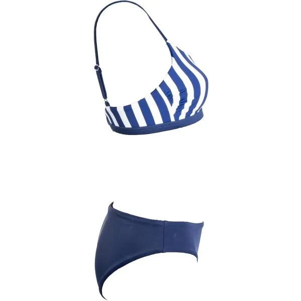 Axis STRIPE Dámske dvojdielne plavky, tmavo modrá, veľkosť