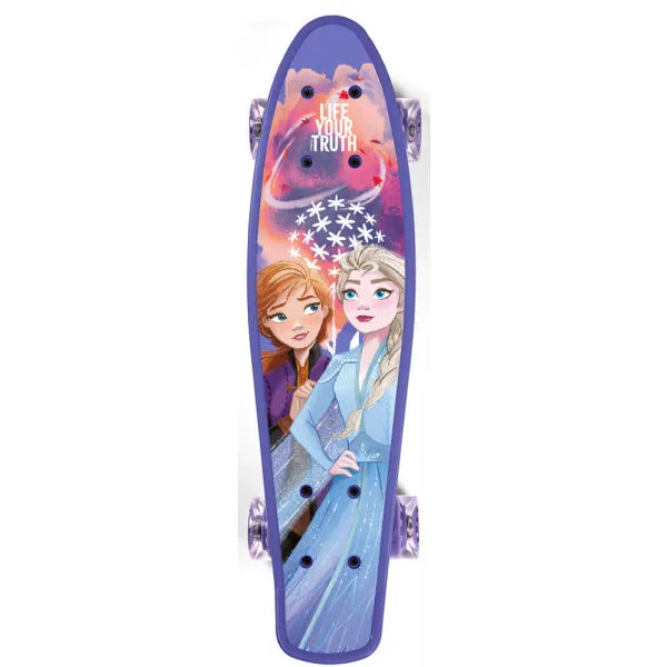 Disney LEDOVÉ KRÁLOVSTVÍ II Skateboard, fialová, veľkosť