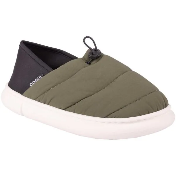 Coqui SKIPPY M Pánske zimné šľapky, khaki, veľkosť