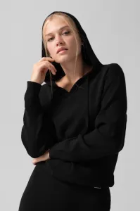LELOSI Úpletová mikina s kapucňou Krysten MEDIUM