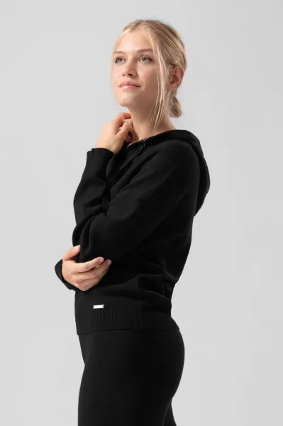 LELOSI Úpletová mikina s kapucňou Krysten MEDIUM