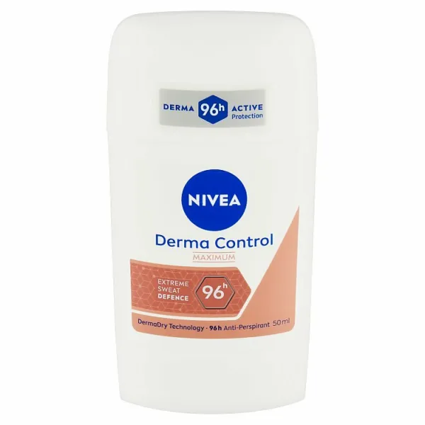 NIVEA Derma Dry Control tuhý antiperspitant 50 ml