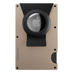 Innocent Smart AirTag Clip Wallet - Gold