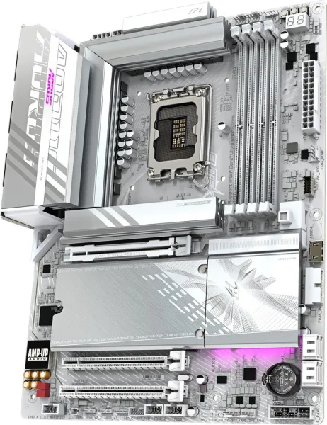GIGABYTE MB Sc LGA1851 Z890 A ELITE WF7 ICE, Intel Z890, 4xDDR5, 1xDP, 1xHDMI, 1xThunderbolt, WiFi
