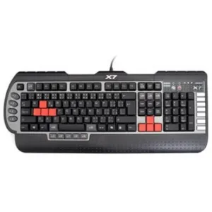 A4Tech G800V, klávesnice CZ, herní, voděodolná typ drátová (USB), černá