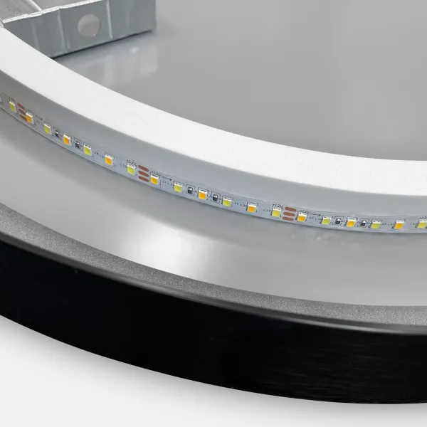Tutumi Kulaté dotykové zrcadlo s LED osvětlením MMJ 70 cm černé