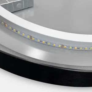 Tutumi Kulaté dotykové zrcadlo s LED osvětlením MMJ 70 cm černé