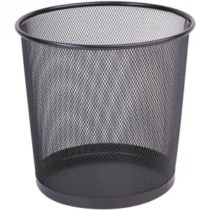 Q-CONNECT Drôtený kôš 12 ℓ čierny
