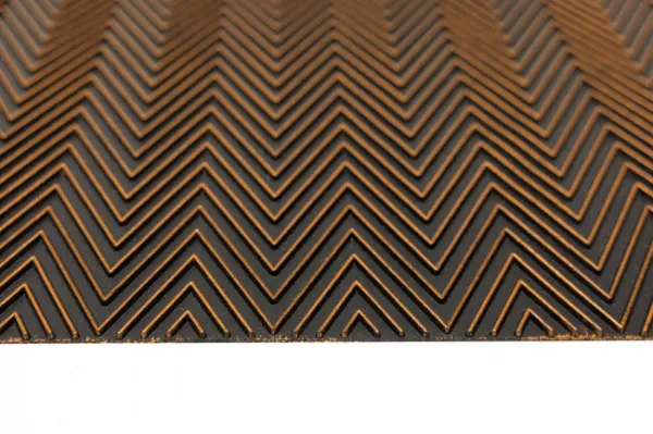 Protišmyková gumená rohož M58 obojstranná, hnedá / čierna
