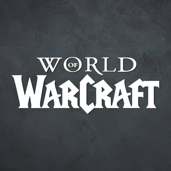 Drevené logo na stenu - World of Warcraft