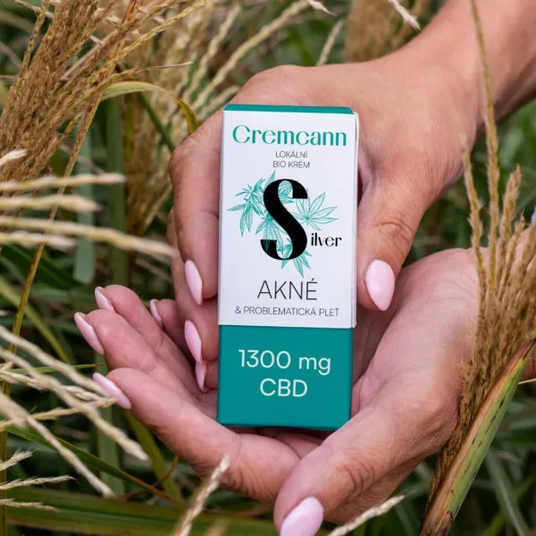 CREMCANN SILVER 1 300 mg lokálny bio krém na problematickú pokožku - 30 ml - Annabis