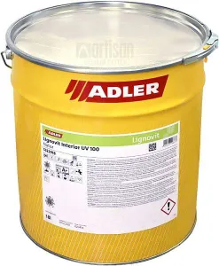 ADLER Lignovit Interior UV 100 - vodou riediteľná lazúra na drevo pre interiéry 22 l Mont Blanc 53956