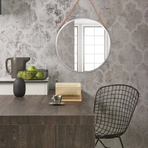 ArtPodlas Zrkadlo TUTUM KLMH-0410S-1 | sivá 40 cm