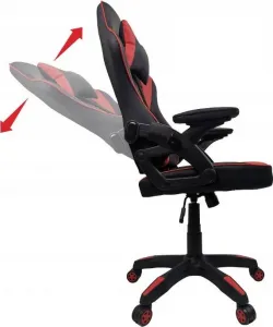 Kontrast Herná stolička KG105 čierno-červená