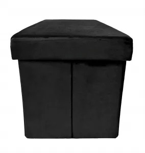 Kontrast Skladací taburet PERFECT DUO 60x30 cm čierny
