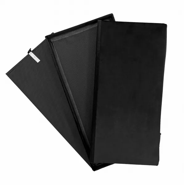 Kontrast Skladací taburet PERFECT DUO 60x30 cm čierny