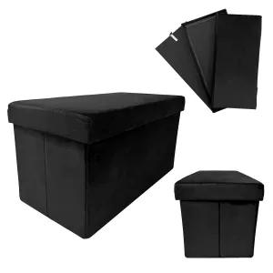 Kontrast Skladací taburet PERFECT DUO 60x30 cm čierny