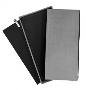 Kontrast Skladací taburet PERFECT DUO 60x30 cm sivý