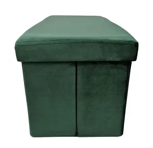 Kontrast Skladací taburet PERFECT DUO 60x30 cm tmavozelený
