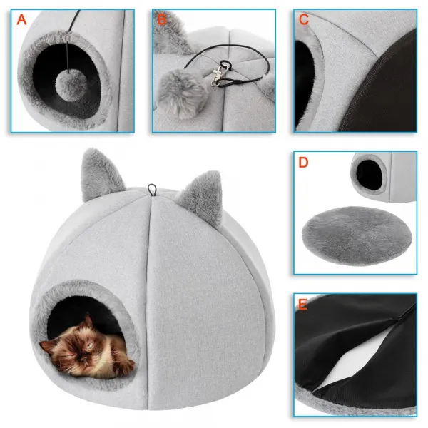 Reedog Kitty Head Ash Iglu pre mačky