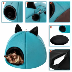 Reedog Kitty Head Blue Iglu pre mačky