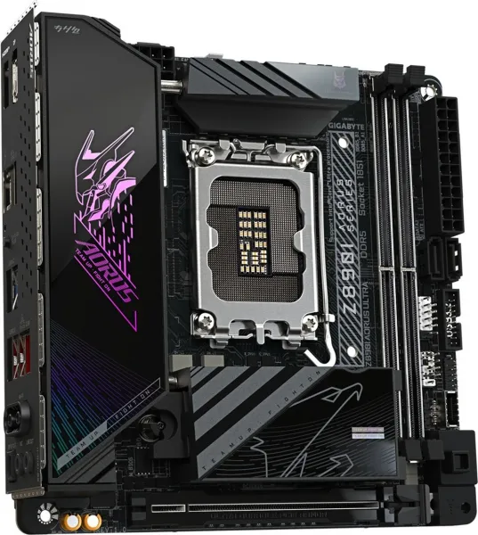 GIGABYTE MB Sc LGA1851 Z890I AORUS ULTRA, Intel Z890, 4xDDR5, 1xDP, 1xHDMI, 1xThunderbolt, WiFi, mITX