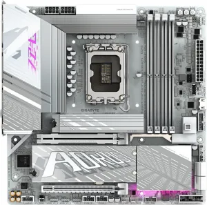 GIGABYTE MB Sc LGA1851 Z890M A ELITE WF7 ICE, Intel Z890, 4xDDR5, 1xDP, 1xHDMI, 1xThunderbolt, WiFi, mATX