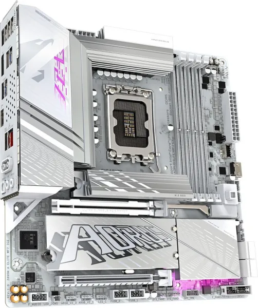 GIGABYTE MB Sc LGA1851 Z890M A ELITE WF7 ICE, Intel Z890, 4xDDR5, 1xDP, 1xHDMI, 1xThunderbolt, WiFi, mATX