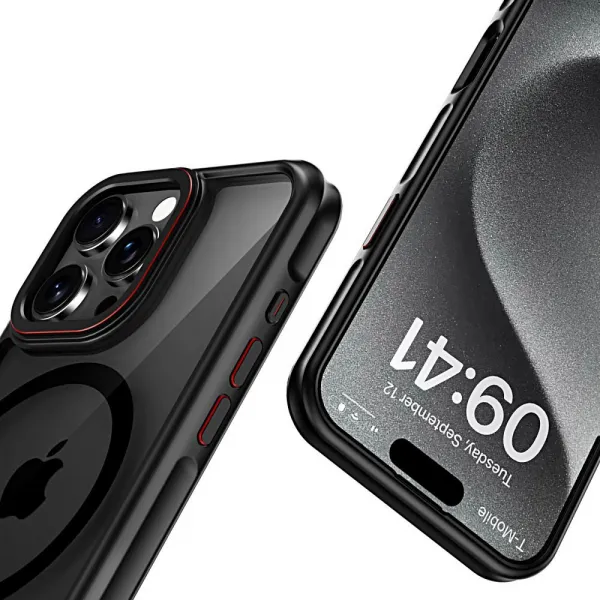 Tech-Protect Hybrid MagSafe kryt na iPhone 16 Pro Max, čierny