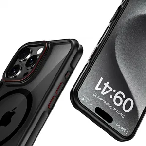 Tech-Protect Hybrid MagSafe kryt na iPhone 16 Pro Max, čierny