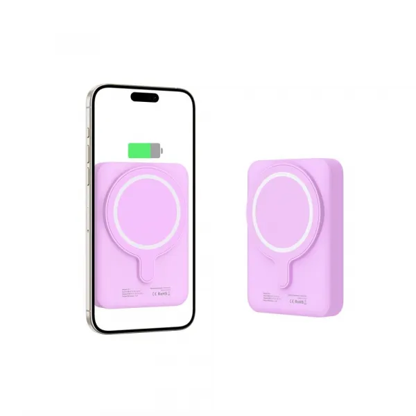 Tech-Protect PB11 LifeMag PowerBanka s MagSafe, 10000 mAh, ružová