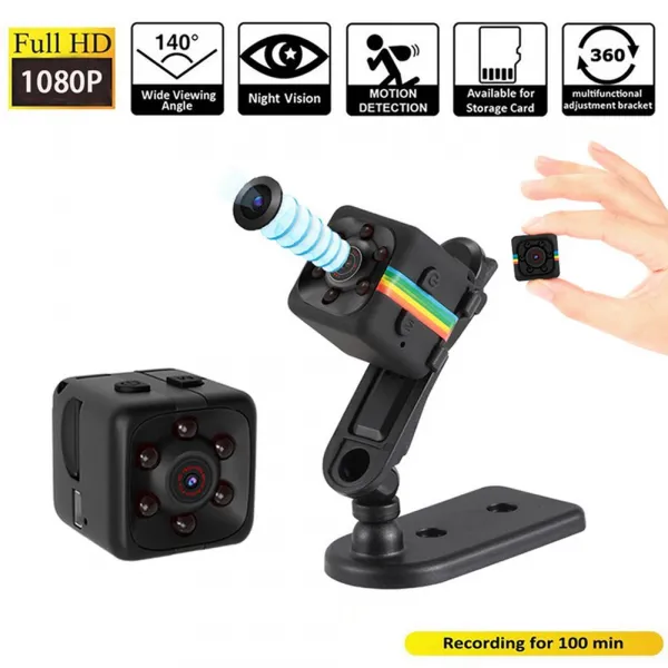 MG B4-SQ11 Full HD mini webkamera 1080P, čierna