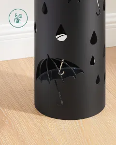 SONGMICS Stojan na dáždniky Terra 41 cm čierny