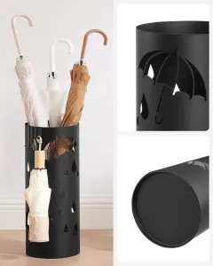 SONGMICS Stojan na dáždniky Terra 41 cm čierny