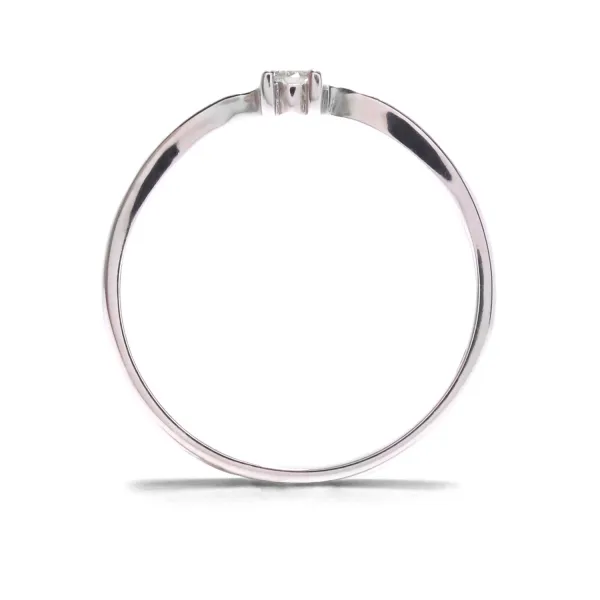 Blink-Blink Zásnubný zlatý prsteň s diamantom 0.03 ct1164BDG