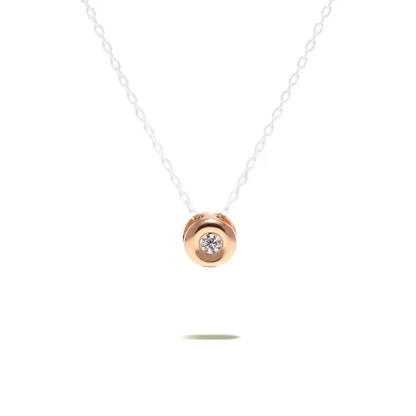 Blink-Blink Jemný diamantový prívesok z ružového zlata 0.02 ct4022RDG
