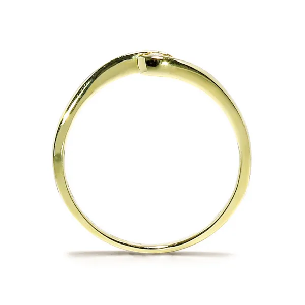 Blink-Blink Jemný zlatý prsteň s diamantom 0.03 ct1330ZDG