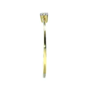Blink-Blink Elegantný prsteň s diamantom 0.05 ct1166ZDG