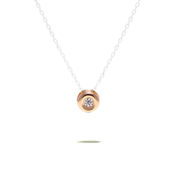 Blink-Blink Jemný diamantový prívesok z ružového zlata 0.03 ct4023RDG