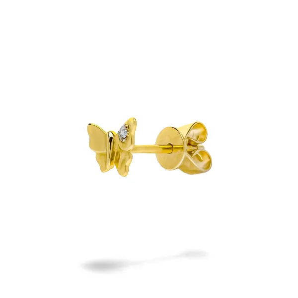 Blink-Blink Napichovacie diamantové náušnice v tvare motýľa 0.01 ct3108ZDG