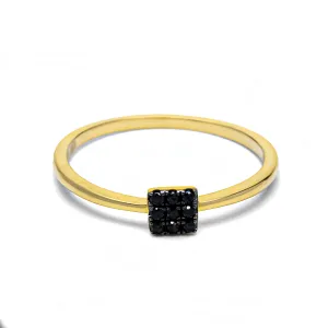 Blink-Blink Zlatý prsteň čierne diamanty 0.06 ct1476ZCDG