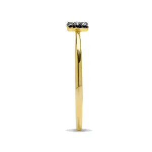 Blink-Blink Zlatý prsteň čierne diamanty 0.06 ct1476ZCDG