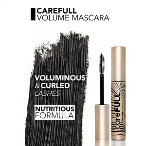 flormar CareFULL Volume objemová a ošetrujúca riasenka s vitamínom E odtieň Black 11 ml