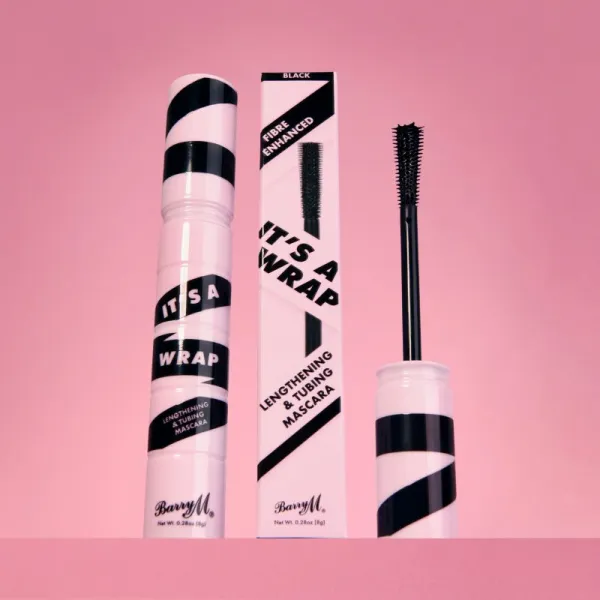 Barry M It's A Wrap objemová a predlžujúca riasenka odtieň Black 8 g
