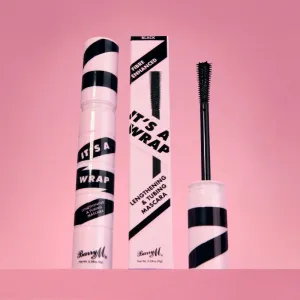 Barry M It's A Wrap objemová a predlžujúca riasenka odtieň Black 8 g