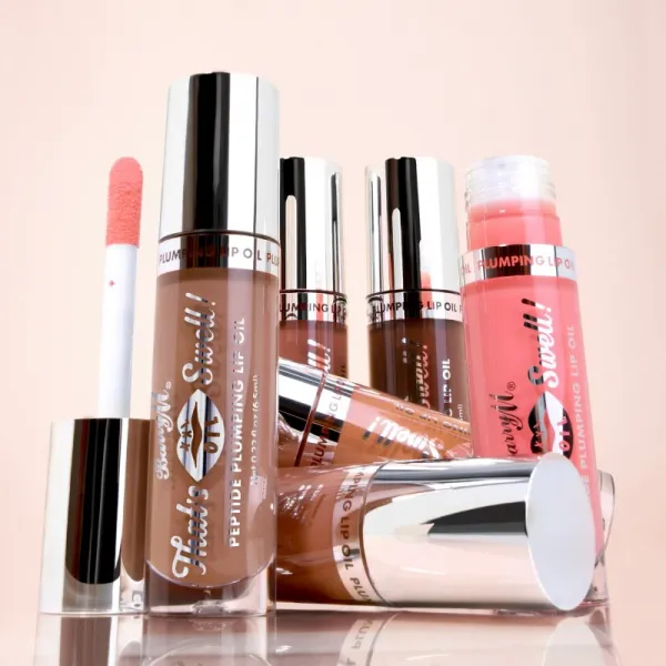 Barry M That's Swell! Peptide Plumping Lip Oil olej na pery pre objem odtieň Hazelnut Haze 6.5 ml