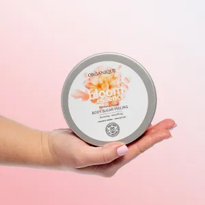 Organique Bloom Essence cukrový telový peeling 200 ml