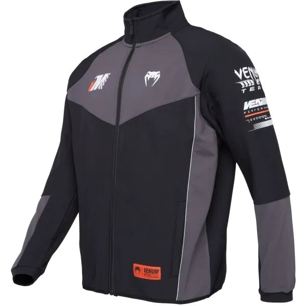 Venum MOTORSPORT SOFTSHELL JACKET Pánska bunda, čierna, veľkosť